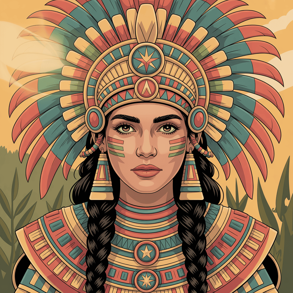 Aztec Warrior Princess Fern